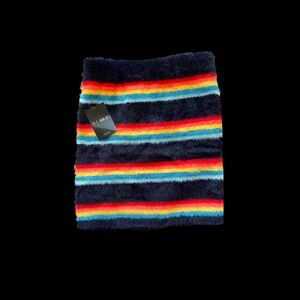 Forever 21 Fluffy Rainbow Short Pencil Skirt